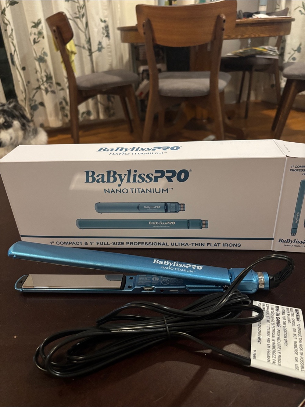 BaByliss Pro 1” full size professional ultra, thin flat iron